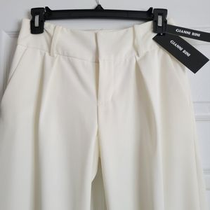Gianni Bini White Lined Slacks Size 0